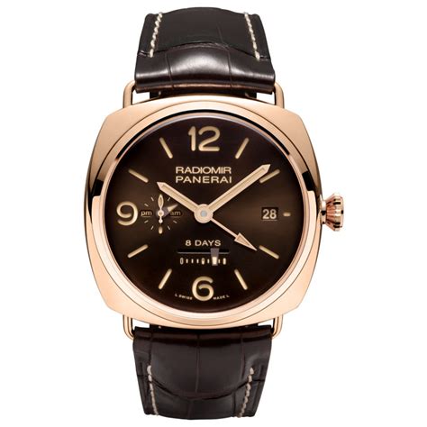 panerai oro rosso|Radiomir 8 Days GMT Oro Rosso .